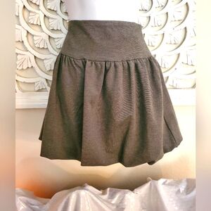 GB Girls Gray Bubble Mini Skirt XL